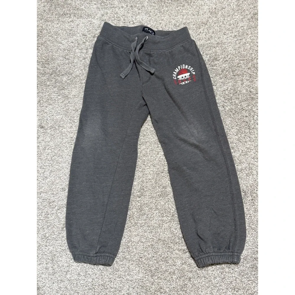 Lot of 2 Youth Boy's Children's Place Sweats Wind Breaker Pants‎ Size 5/6